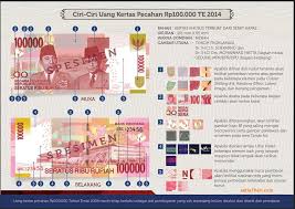 uang pecahan 100 ribu emisi 2014
