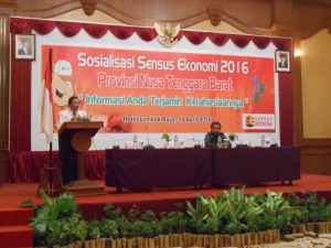 Sosialisasi BPS terkait Sensus Ekonomi 2016