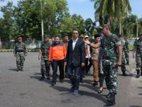 Haru dan Bangga Warnai Pelepasan Satgas Zeni TNI Usai Bertugas di NTB