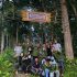 Mahasiswa KKN Tematik Unram Pasang Gapura di Destinasi Wisata Bukit Elen
